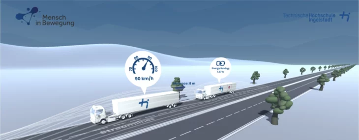 Platooning beim automatisierten Fahren